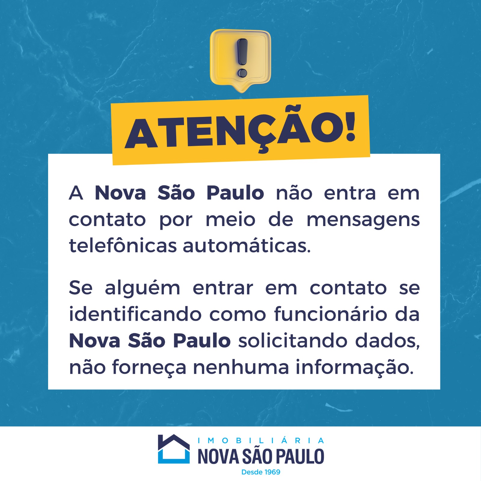 Aviso importante