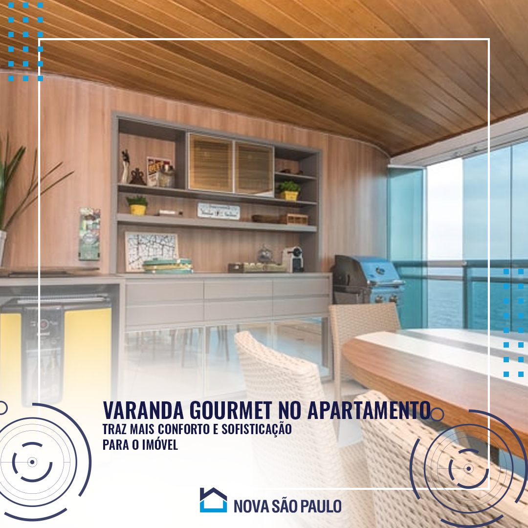 Varanda Gourmet no Apartamento traz mais conforto e sofisticação para o imóvel