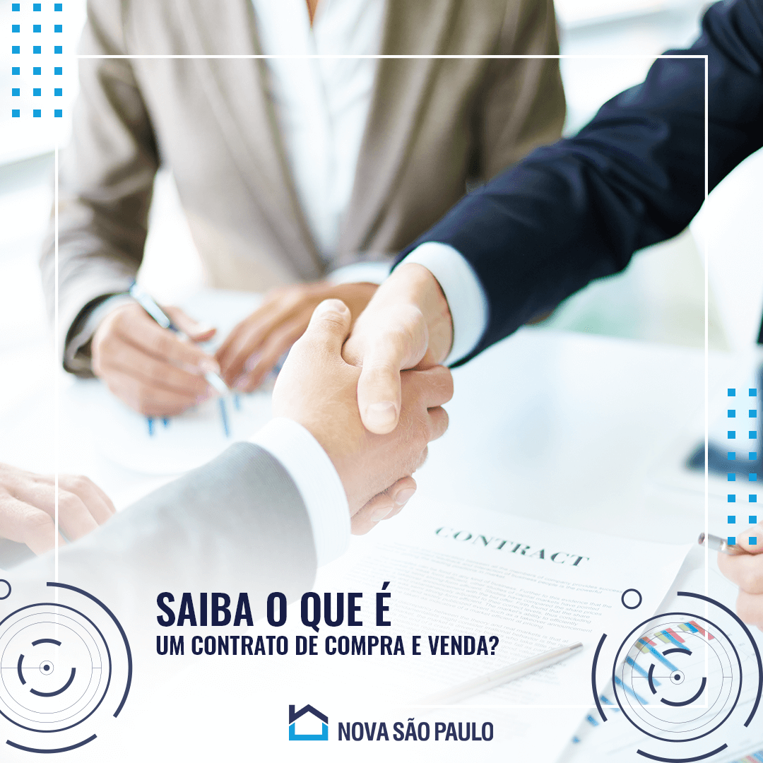 Saiba o que é um contrato de compra e venda?